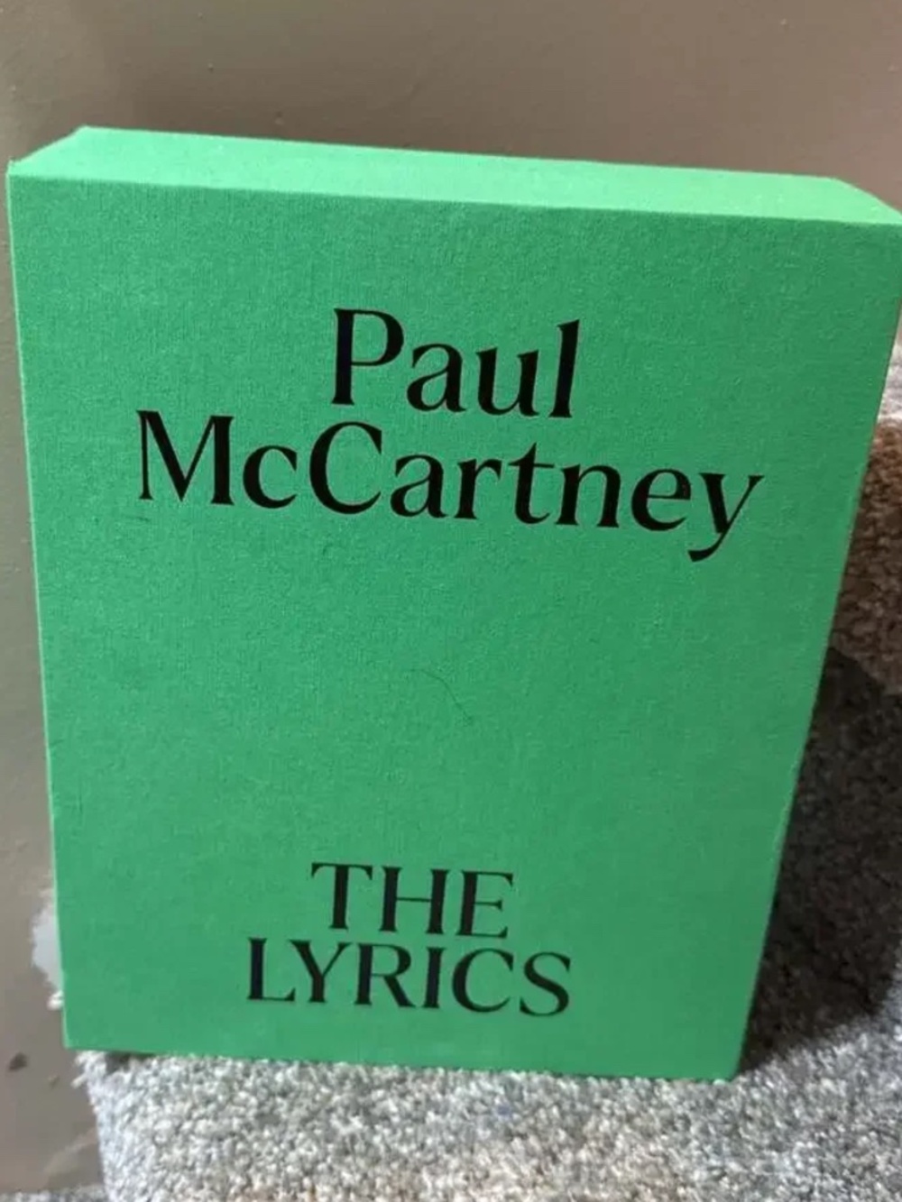 McCartney Paul Lyrics The 1956 to The Present - Like New Condition